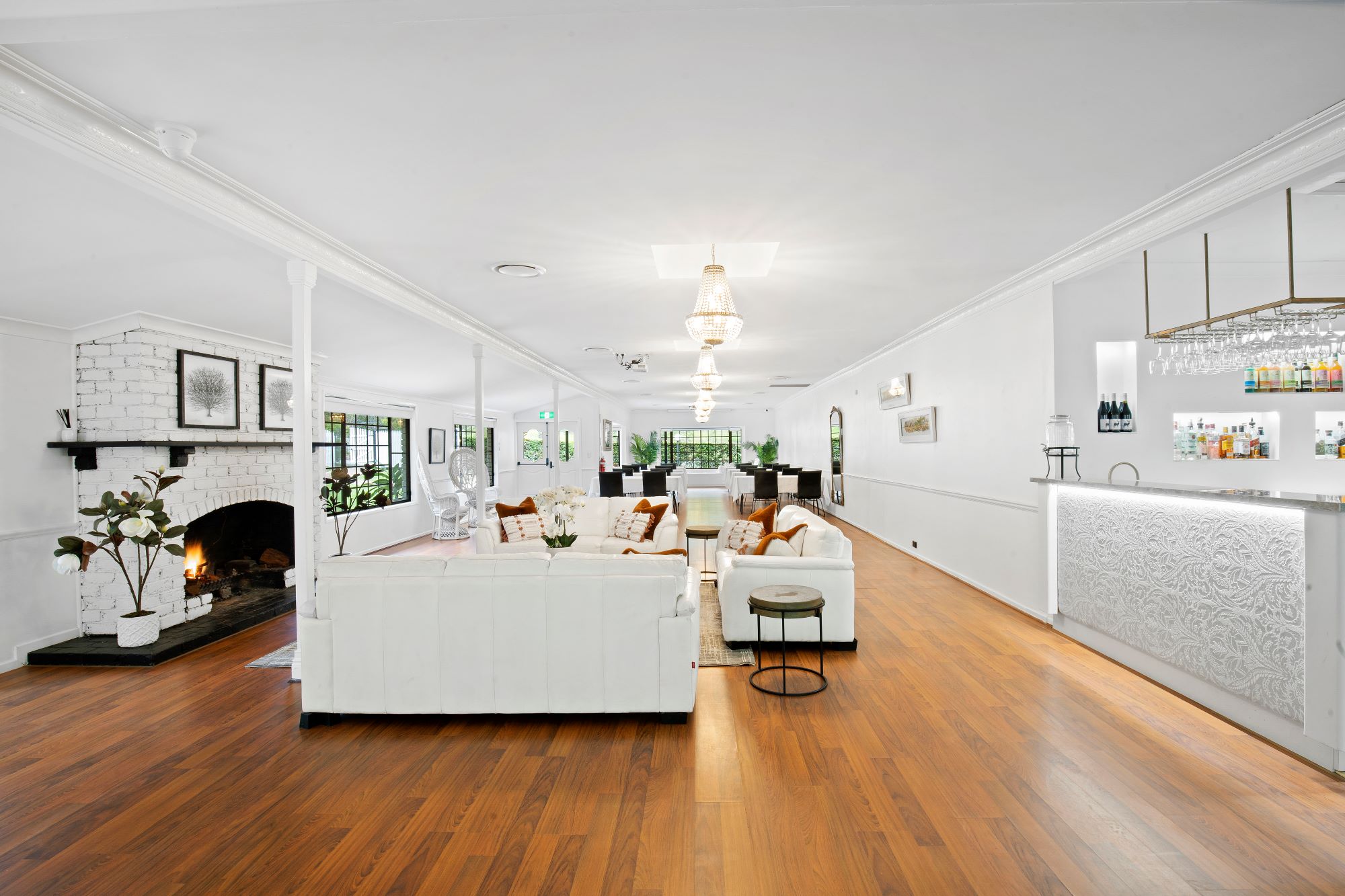 The Sanctuary Conference Room bar and seating